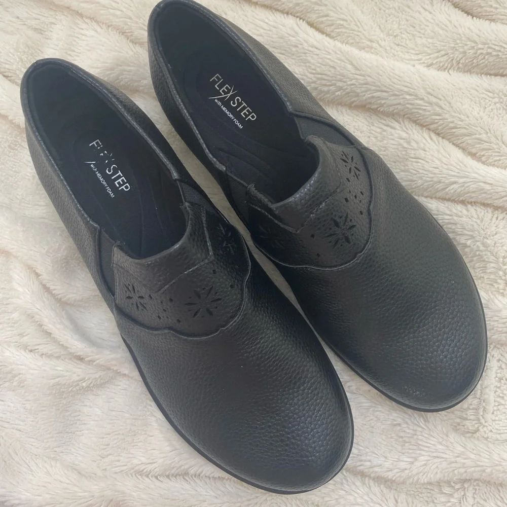 NWOT Flexstep memory foam clogs Toni 9W work slippers - Picture 2 of 6